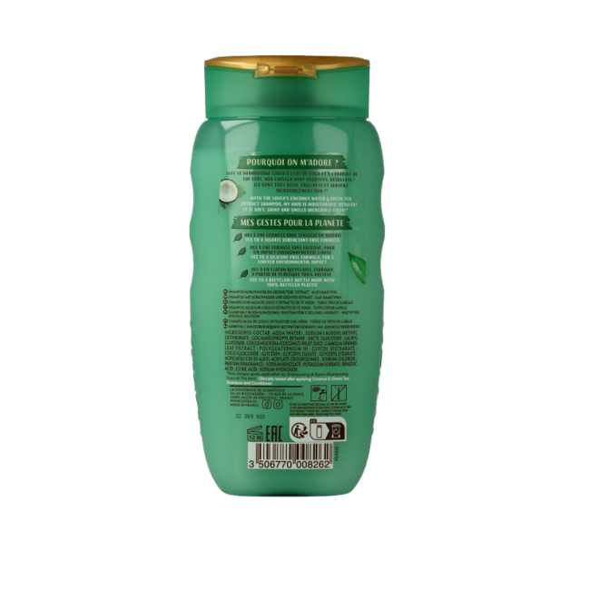 Lovea Shampoo coco & green tea 250 Millilitres