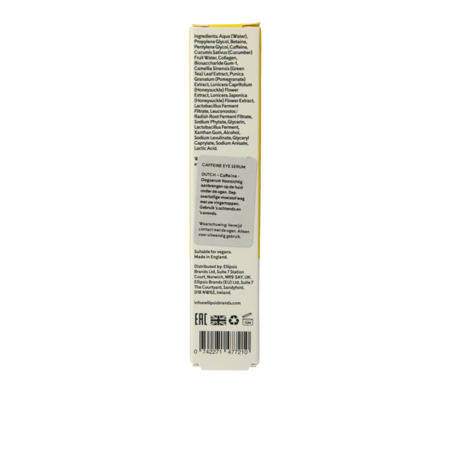 Q+A Caffeine eye serum 15 Millilitres