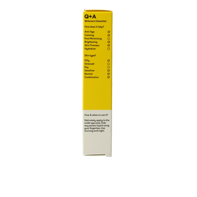 Q+A Caffeine eye serum 15 Millilitres