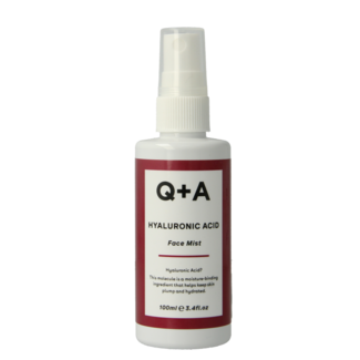 Q+A Q+A Acqua viso spray all'acido ialuronico 100 Millilitri
