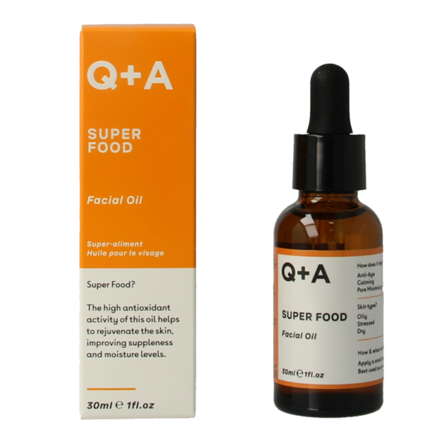 Q+A Superfood facial oil 30 Millilitres
