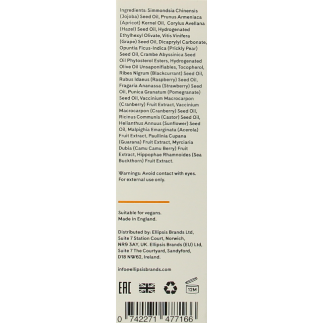 Olejek do twarzy Q+A Superfood 30 mililitrów