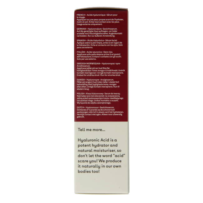 Q+A Hyaluronic acid facial serum 30 Millilitres