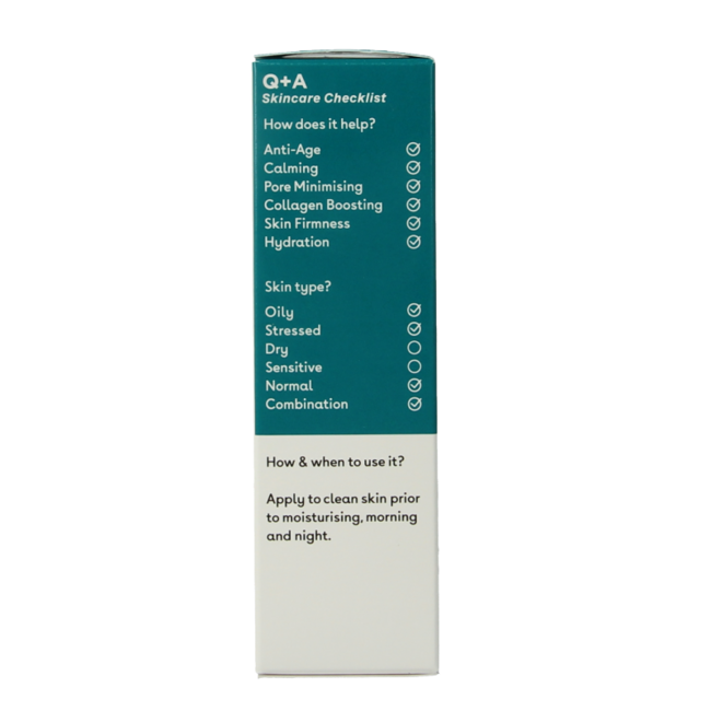 Q+A Zink PCA Gesichtsserum 30 Milliliter