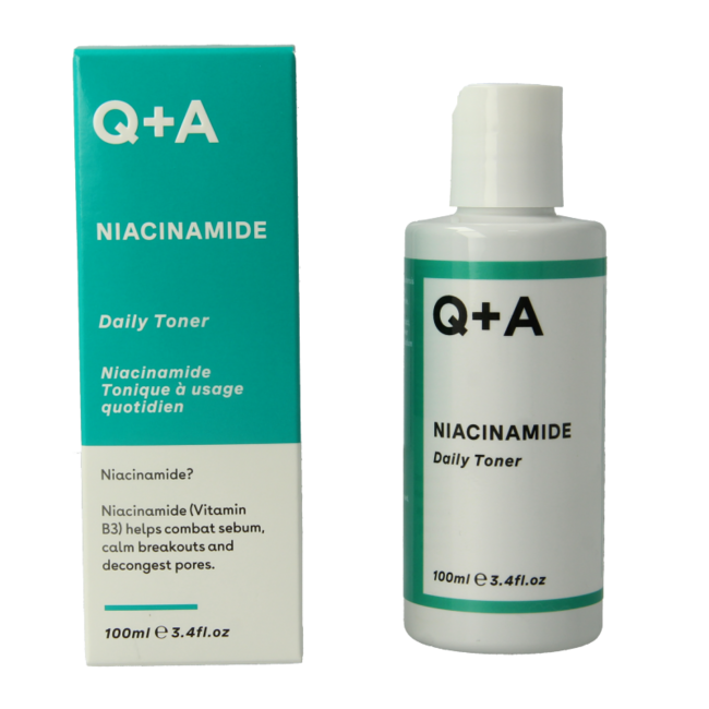 Lotion tonique quotidienne au niacinamide Q+A 100 ml