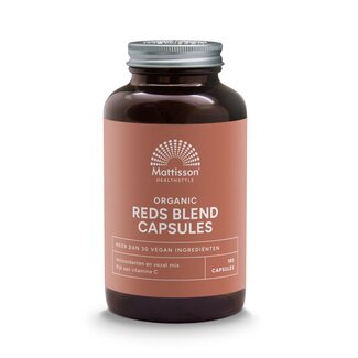 Mattisson Mattisson Organic reds blend capsules organic 180 Vegetarian capsules