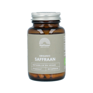 Mattisson Mattisson Azafrán orgánico 30mg bio 60 Cápsulas vegetarianas