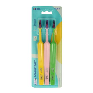 TePe Toothbrush colour soft 3-pack 3 Pieces