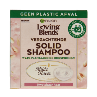 Garnier Garnier Loving Blends Solid Shampoo Gentle Oat 60 Gram