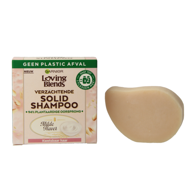 Garnier Loving blends champú sólido avena suave 60 gramos