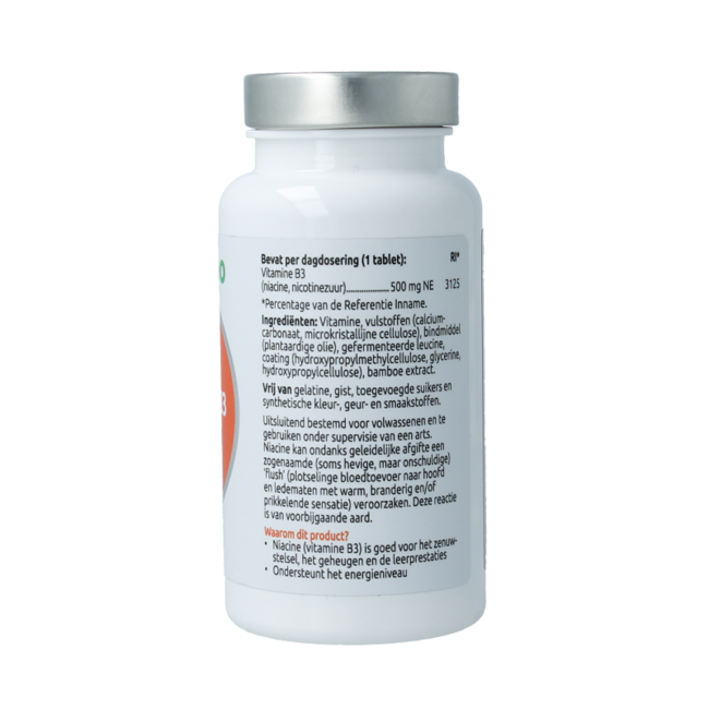 VitOrtho Niacin 500mg 100 Tablets