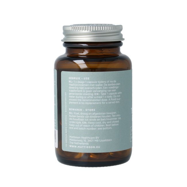 Mattisson Olio di Enotera e Borragine con 75mg di GLA 60 Capsule