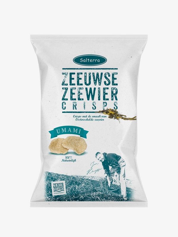 Salterra Crisps di Alghe Salterra della Zelanda 60 Grammi
