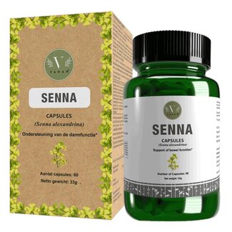 Vanan Cápsulas de Senna 60 Cápsulas