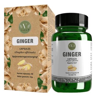 Vanan Vanan Ginger 60 Capsules