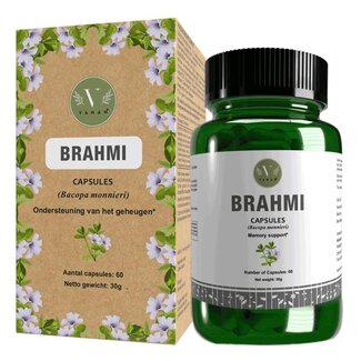 Vanan Vanan Brahmi cápsulas 60 Cápsulas