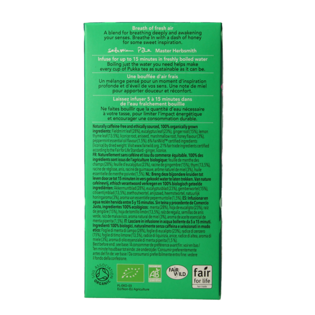 Breathe In Organic 20 Sachets