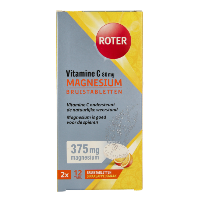 Effervescent tablets vit C + magnesium duo pack 24 Effervescent tablets