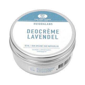 van der Pigge van der Pigge Huidbalans crème déodorante lavande 50 ml