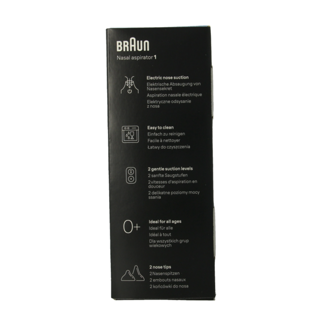 Aspirador nasal Braun 1 unidad