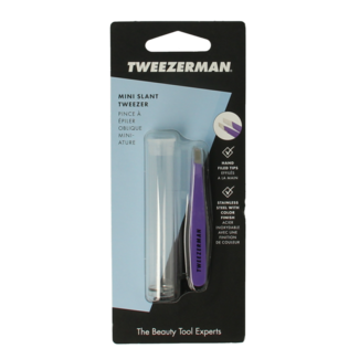 Tweezerman Tweezerman Mini Slant Pinzette Blooming Lilac 1 Stück