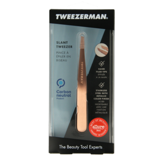 Tweezerman Tweezerman Slant tweezer oro rosa 1 unidad