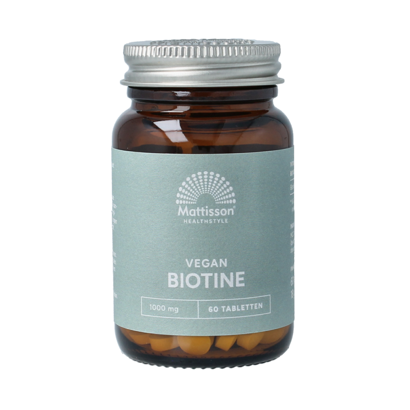 Mattisson Biotina 1000mcg | Supporto Capelli, Pelle ed Energia