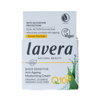 Lavera Crema Idratante Basis Sensitive Q10 50 Millilitri