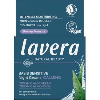 Lavera Crème de nuit apaisante Basis Sensitive 50 ml