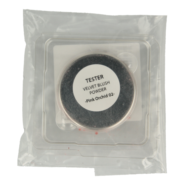 Colorete en polvo Lavera Velvet blush powder pink orchid 02 tester 1 unidad