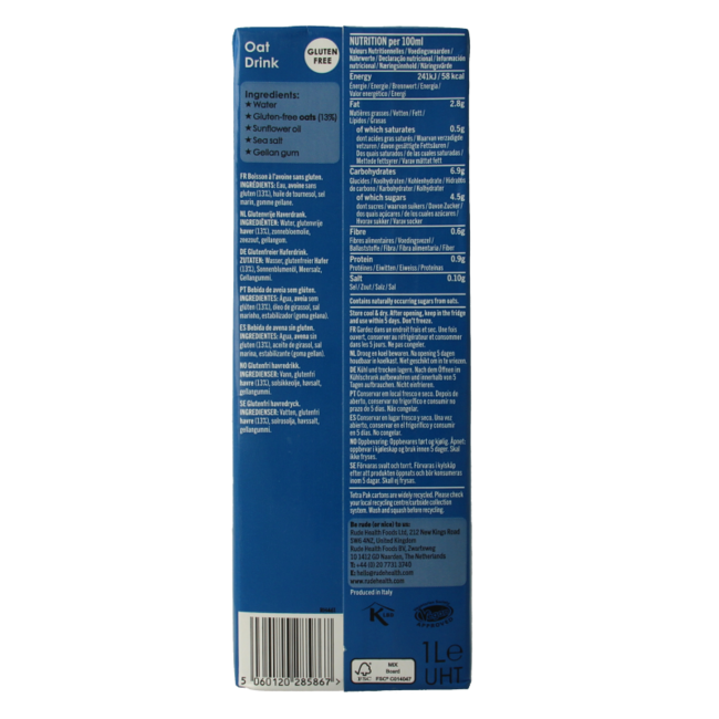 Bevanda d'Avena Barista 1 Litro