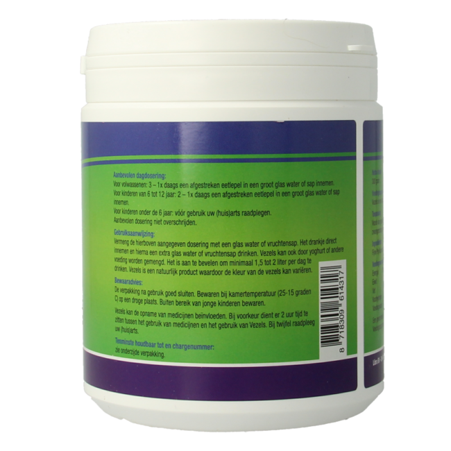 Vezels naturel psylliumvezels en inulinevezels 300 Gram