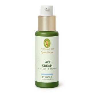 Primavera Primavera Face cream ultra soft & calming 30 Milliliter