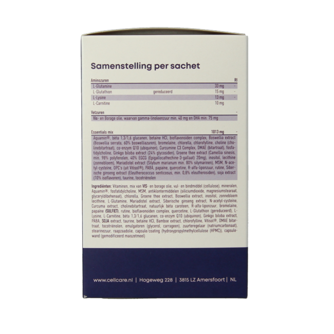 Cell essentials capsules 30 Sachets