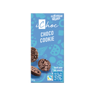 Ichoc Choco cookie vegan bio 80 Gramos