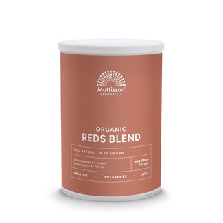 Mattisson Mattisson Reds blend en polvo orgánico bio 400 Gramos
