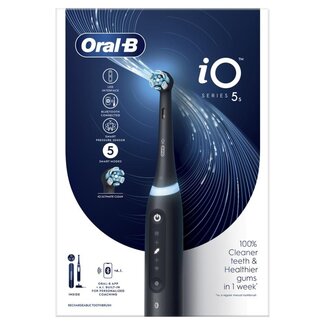 Oral B Elektryczna szczoteczka do zębów Oral-B iO5s, matowa czerń, 1 sztuka