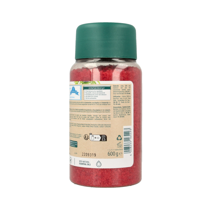 Kneipp Muscle Soothing Bath Crystals Juniper 600 Gram
