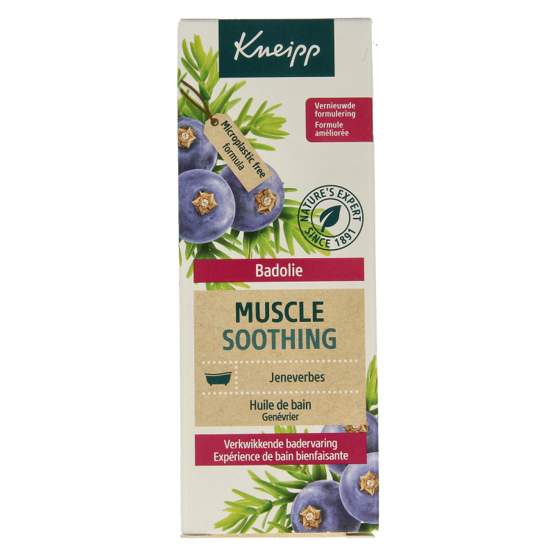 Kneipp Olio da bagno lenitivo per i muscoli al ginepro 100 Millilitri