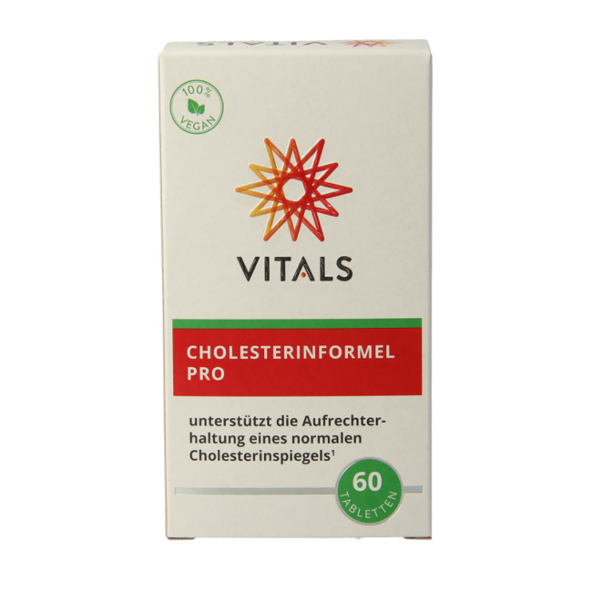 Vitals Cholesterolformule pro 60 comprimidos