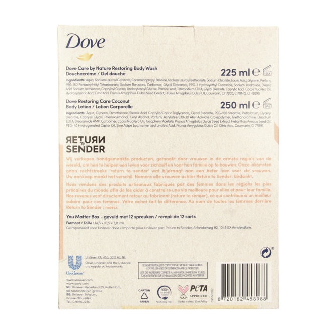 Dove Gift Set Return to Sender You Matter 1 Set