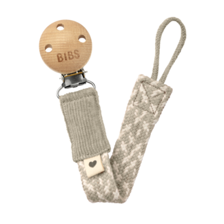 Bibs Attache-sucette sable/ivoire 1 pièce