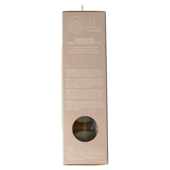 Fopspeen maat 2 iron/baby blue night 2 pack 2 Stuks