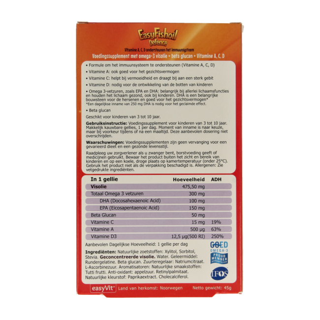EasyVit Easyfishoil defence 30 Gummies