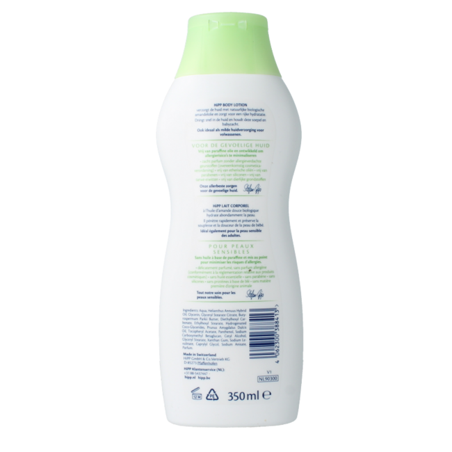 Loción corporal suave para bebés 350 mililitros