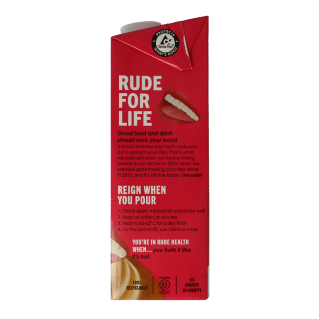 Bebida de almendra barista 1 litro