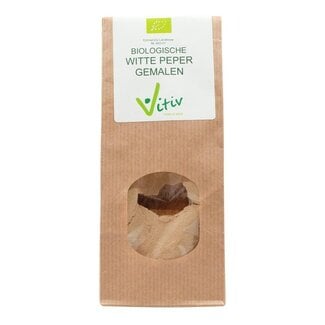 Vitiv Organic Ground White Pepper 250g