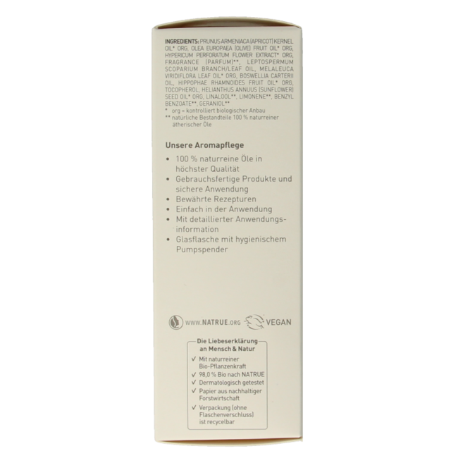 Primavera Intieme verzorgingsolie bio 50 Milliliter