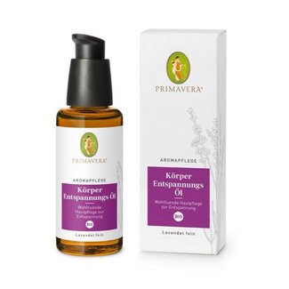 Primavera Primavera Körperentspannungsöl Bio 50 Milliliter