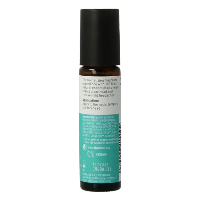 Head comfort organic aroma roll-on 10ml